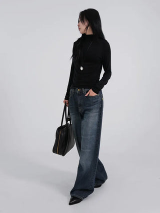 Raven Yellow Point Wide Vintage Jeans