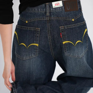 Raven Yellow Point Wide Vintage Jeans