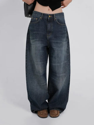 Raven Yellow Point Wide Vintage Jeans