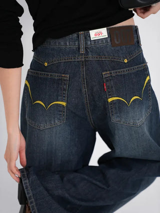 Raven Yellow Point Wide Vintage Jeans