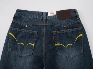 Raven Yellow Point Wide Vintage Jeans