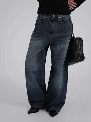 Raven Yellow Point Wide Vintage Jeans