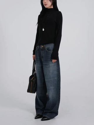 Raven Yellow Point Wide Vintage Jeans