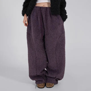 Nor Cut-out Wide Fit Fleece Long Pants