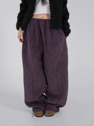 Nor Cut-out Wide Fit Fleece Long Pants