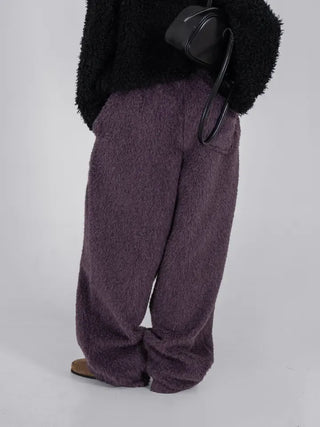 Nor Cut-out Wide Fit Fleece Long Pants