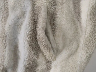 Ob Snow Mix Color Reversible Fur Fleece Jumper