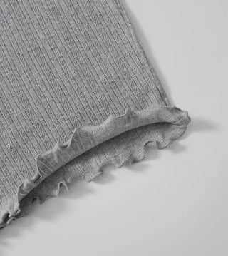 Xenon Round Neck Wavy Short Sleeve Tee