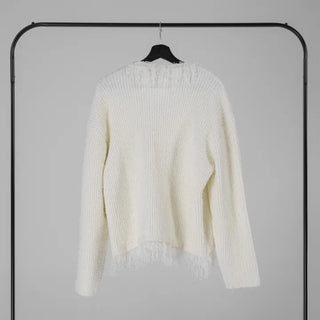 Chiro Vintage Tweed Oversized Cardigan