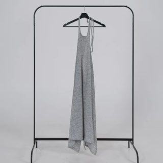 Rope Romantic Knit Halter Layered Dress