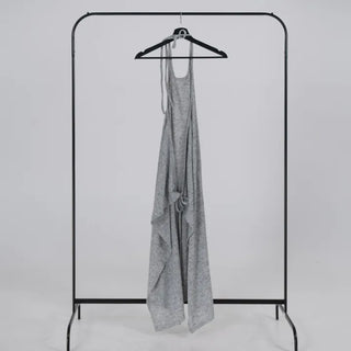 Rope Romantic Knit Halter Layered Dress