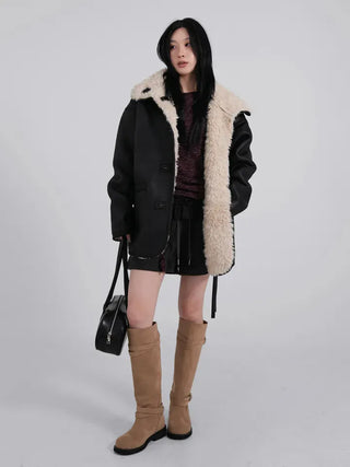 Lauren High Quality Reversible Shearling Jacket