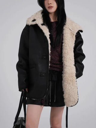 Lauren High Quality Reversible Shearling Jacket