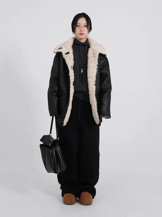 Lauren High Quality Reversible Shearling Jacket