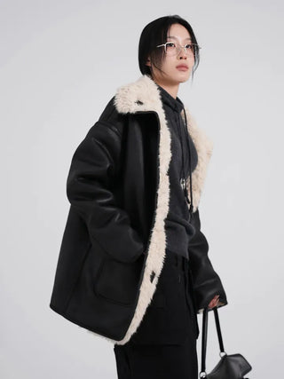 Lauren High Quality Reversible Shearling Jacket