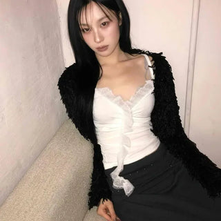 Drop Lace Wrap Sleeveless