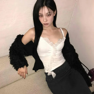 Drop Lace Wrap Sleeveless