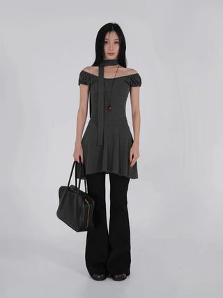 Via Stud Mid-Rise Bootcut Pants