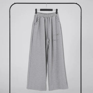 Via Sparkling Studded Sweatpants