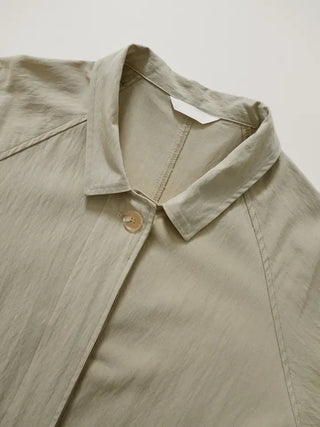 Bami Big Pocket Long Trench Coat