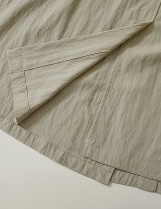 Bami Big Pocket Long Trench Coat