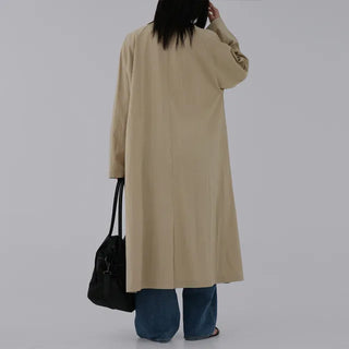 Bami Big Pocket Long Trench Coat