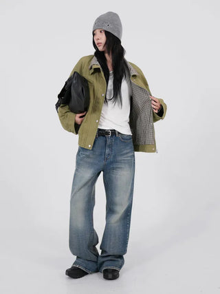 Moa Vintage Wide Fit Bootcut Pants