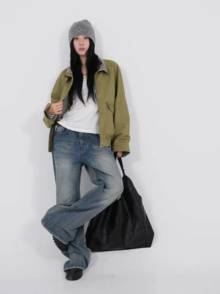 Moa Vintage Wide Fit Bootcut Pants