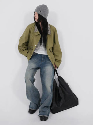Moa Vintage Wide Fit Bootcut Pants