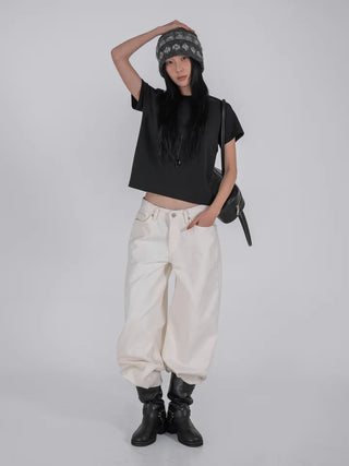 Oa Velvet Wide Long Pants