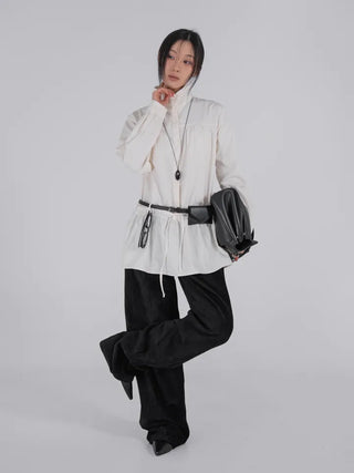 Oa Velvet Wide Long Pants