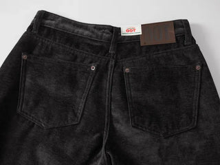 Oa Velvet Wide Long Pants
