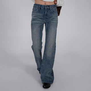 Mare Vintage Washed Slim Bootcut Denim Pants