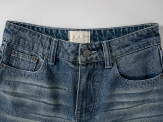 Mare Vintage Washed Slim Bootcut Denim Pants