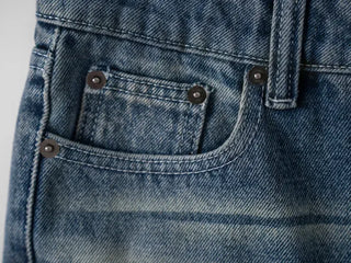 Mare Vintage Washed Slim Bootcut Denim Pants