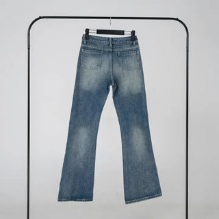 Mare Vintage Washed Slim Bootcut Denim Pants