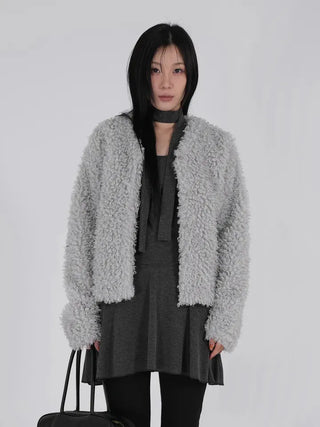 Robe Puff Off-Shoulder Scarf Dress Set