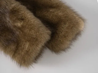 Noah Big Collar Boxy Fit Fur Jacket