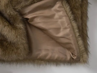 Noah Big Collar Boxy Fit Fur Jacket