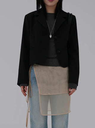 Kaize Crop Tailored Jacket