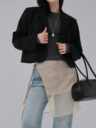 Kaize Crop Tailored Jacket