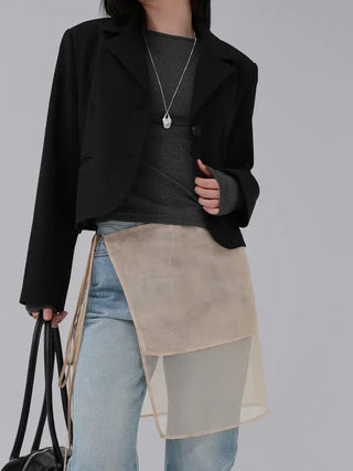 Kaize Crop Tailored Jacket