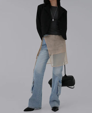 Kaize Crop Tailored Jacket