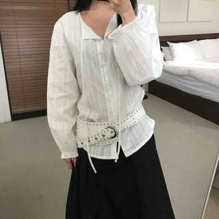 Drop Strap Balloon Blouse