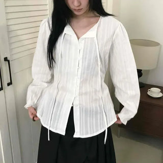 Drop Strap Balloon Blouse