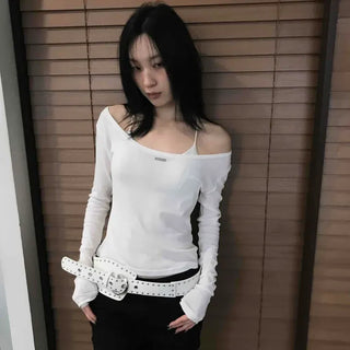 Basic Deep U-Neck Slim Tee
