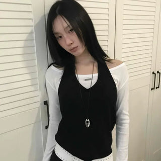 Basic Deep U-Neck Slim Tee