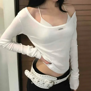 Basic Deep U-Neck Slim Tee
