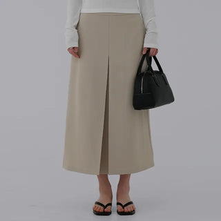 Kaiz A-line Pintuck Long Skirt