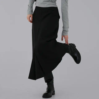 Kaiz A-line Pintuck Long Skirt